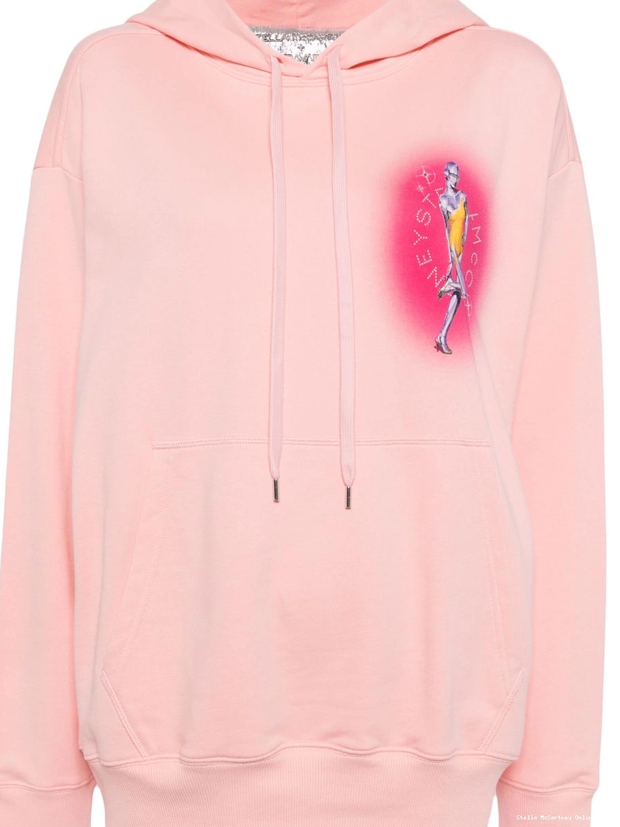 Cheap Sorayama hoodie Stella Women Sexy x McCartney Robot cotton 0627